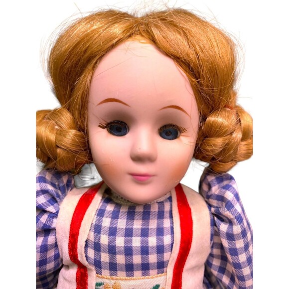 Porcelain Doll With Stand Traditional Dress With Removable Tulle Poof - Picture 7 of 11